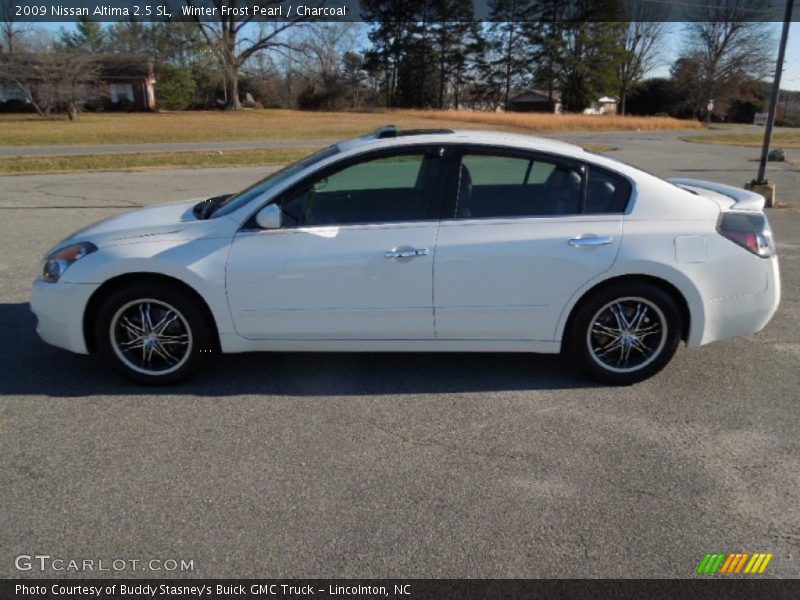 Winter Frost Pearl / Charcoal 2009 Nissan Altima 2.5 SL
