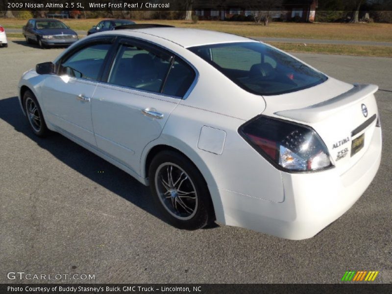 Winter Frost Pearl / Charcoal 2009 Nissan Altima 2.5 SL