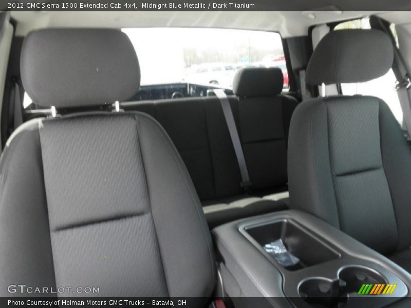 Midnight Blue Metallic / Dark Titanium 2012 GMC Sierra 1500 Extended Cab 4x4