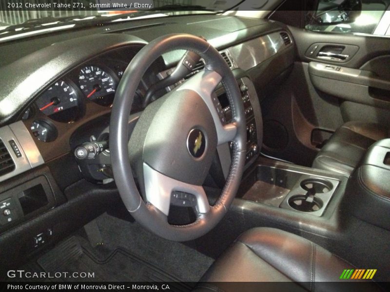 Summit White / Ebony 2012 Chevrolet Tahoe Z71