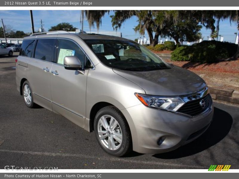 Titanium Beige / Beige 2012 Nissan Quest 3.5 LE