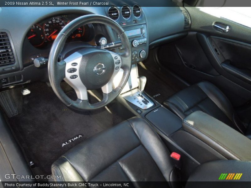Winter Frost Pearl / Charcoal 2009 Nissan Altima 2.5 SL