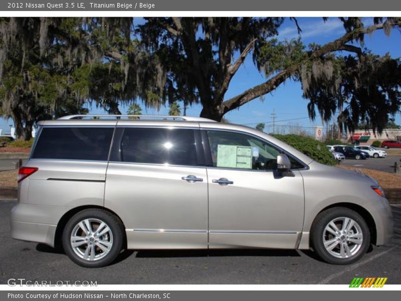 Titanium Beige / Beige 2012 Nissan Quest 3.5 LE