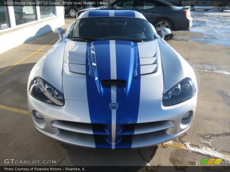 Bright Silver Metallic / Black 2010 Dodge Viper SRT10 Coupe