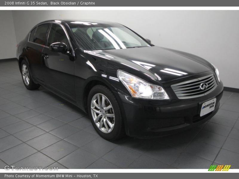 Black Obsidian / Graphite 2008 Infiniti G 35 Sedan
