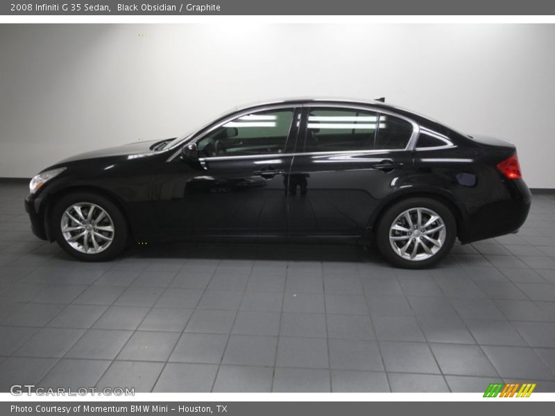 Black Obsidian / Graphite 2008 Infiniti G 35 Sedan