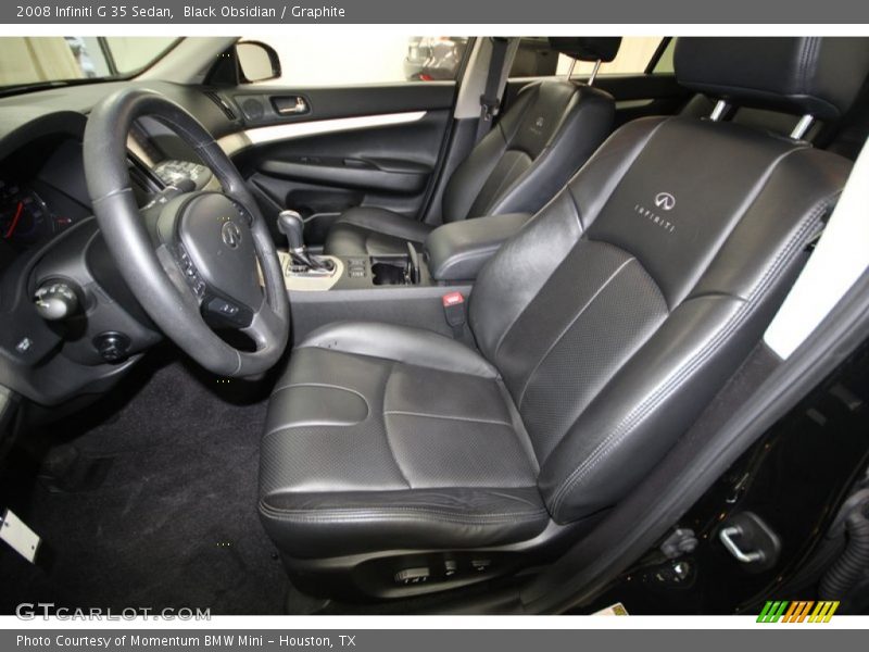 Black Obsidian / Graphite 2008 Infiniti G 35 Sedan