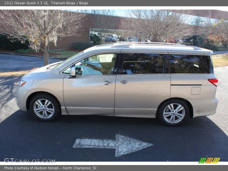 Titanium Beige / Beige 2012 Nissan Quest 3.5 LE