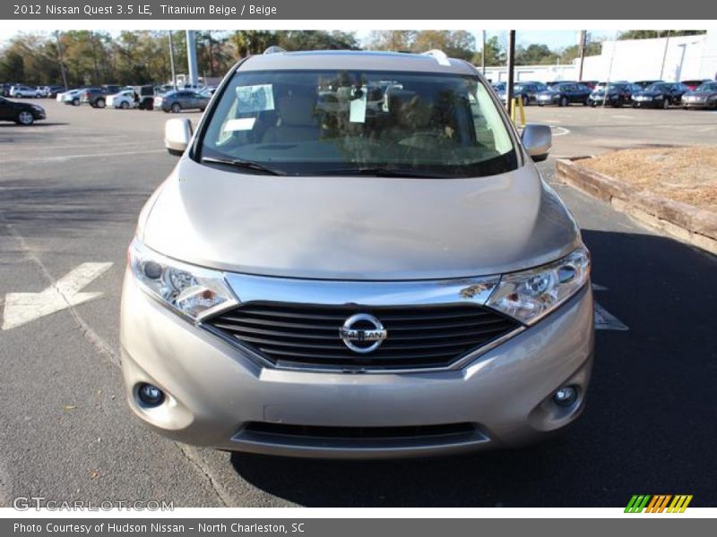 Titanium Beige / Beige 2012 Nissan Quest 3.5 LE