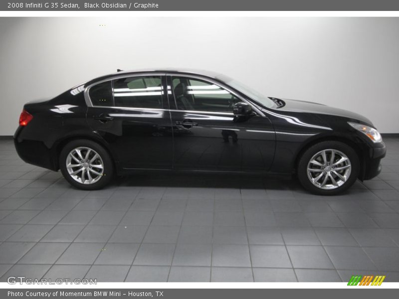 Black Obsidian / Graphite 2008 Infiniti G 35 Sedan