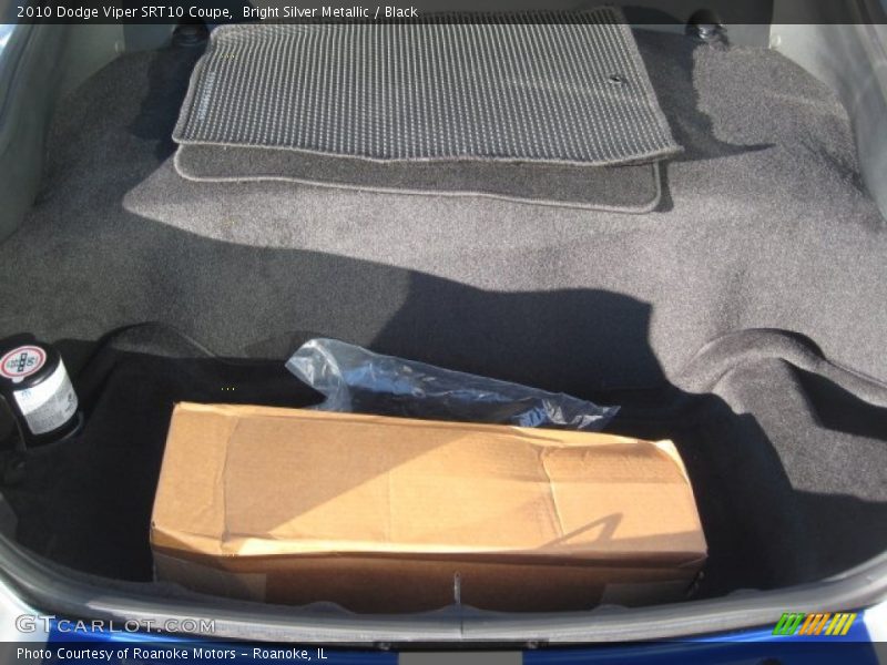 Bright Silver Metallic / Black 2010 Dodge Viper SRT10 Coupe
