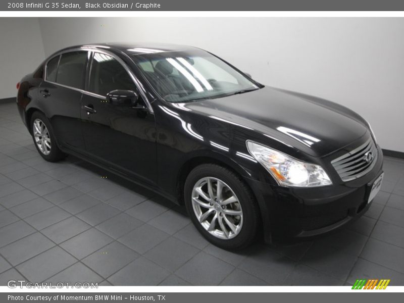 Black Obsidian / Graphite 2008 Infiniti G 35 Sedan