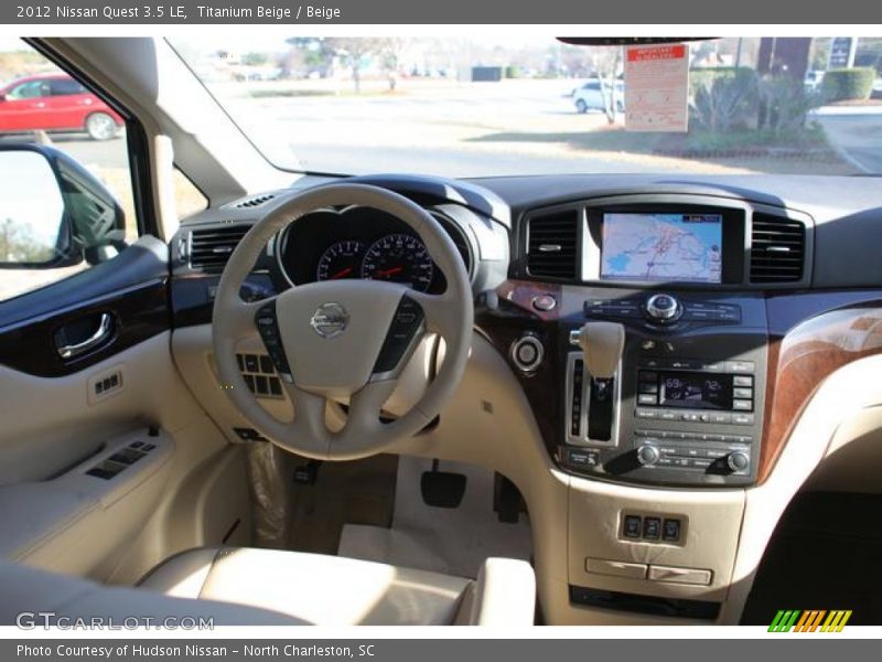 Titanium Beige / Beige 2012 Nissan Quest 3.5 LE