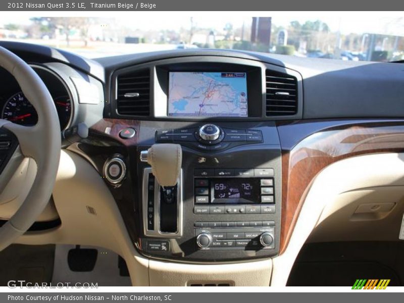 Titanium Beige / Beige 2012 Nissan Quest 3.5 LE