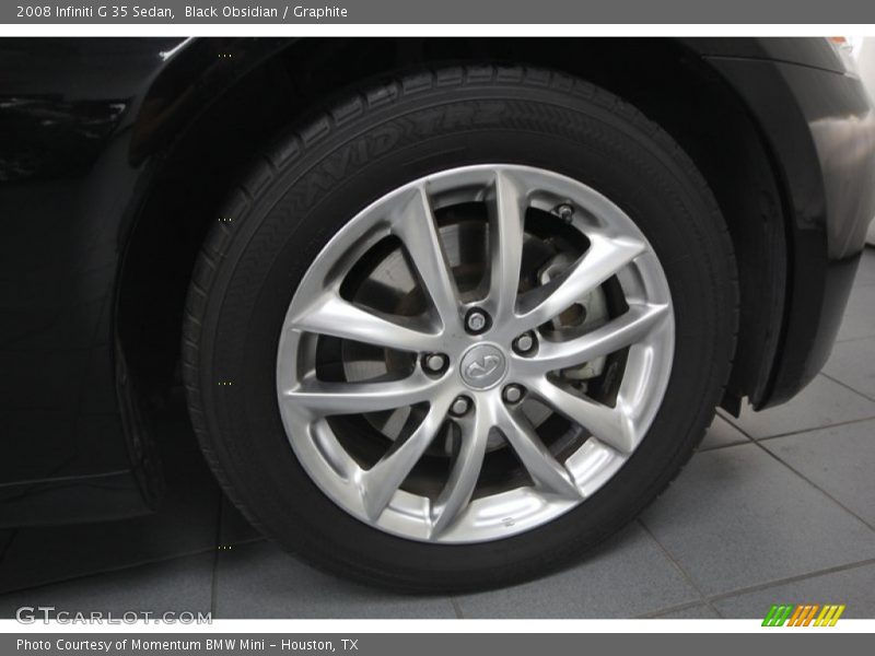 Black Obsidian / Graphite 2008 Infiniti G 35 Sedan
