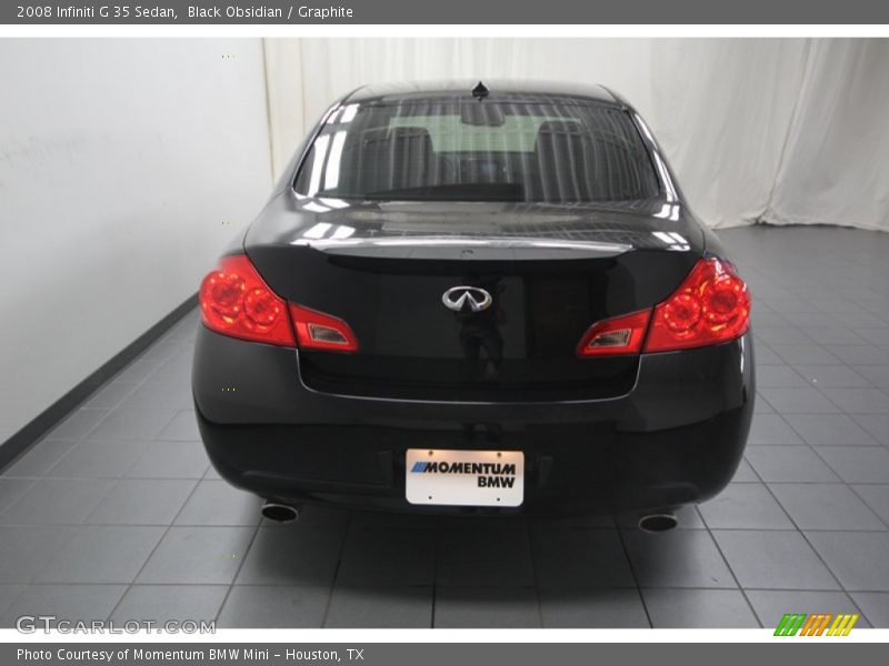 Black Obsidian / Graphite 2008 Infiniti G 35 Sedan