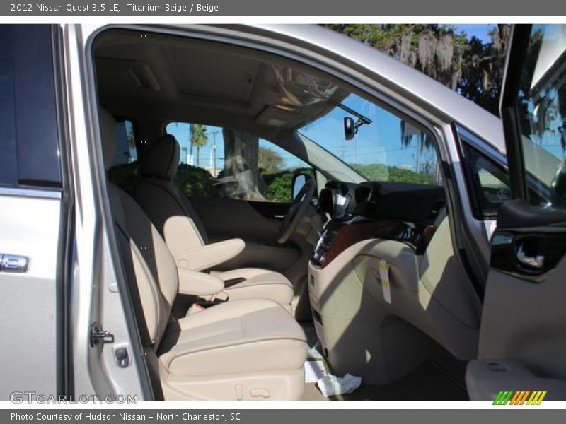 Titanium Beige / Beige 2012 Nissan Quest 3.5 LE