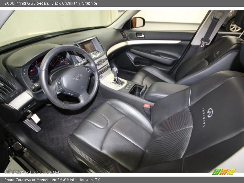 Black Obsidian / Graphite 2008 Infiniti G 35 Sedan