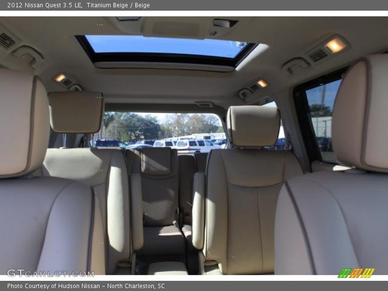 Titanium Beige / Beige 2012 Nissan Quest 3.5 LE