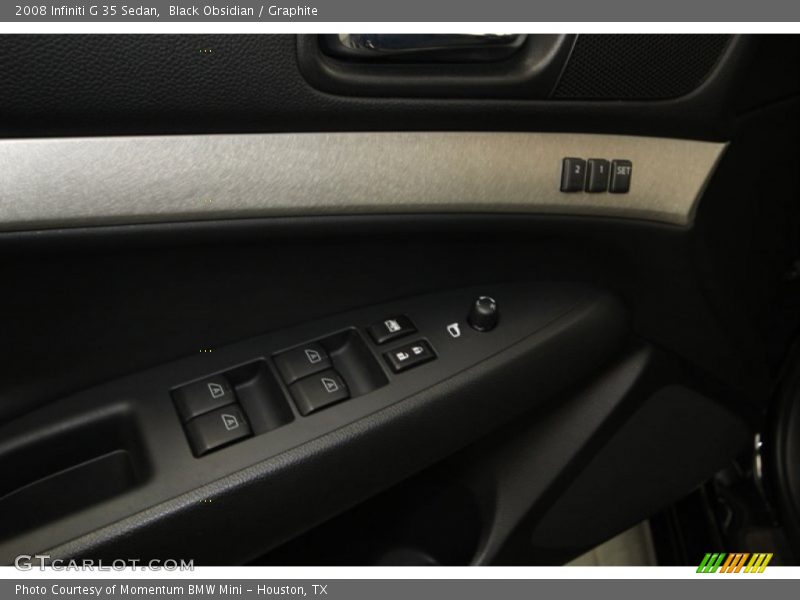 Black Obsidian / Graphite 2008 Infiniti G 35 Sedan
