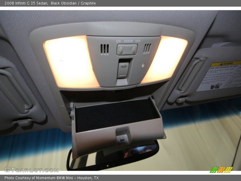 Black Obsidian / Graphite 2008 Infiniti G 35 Sedan