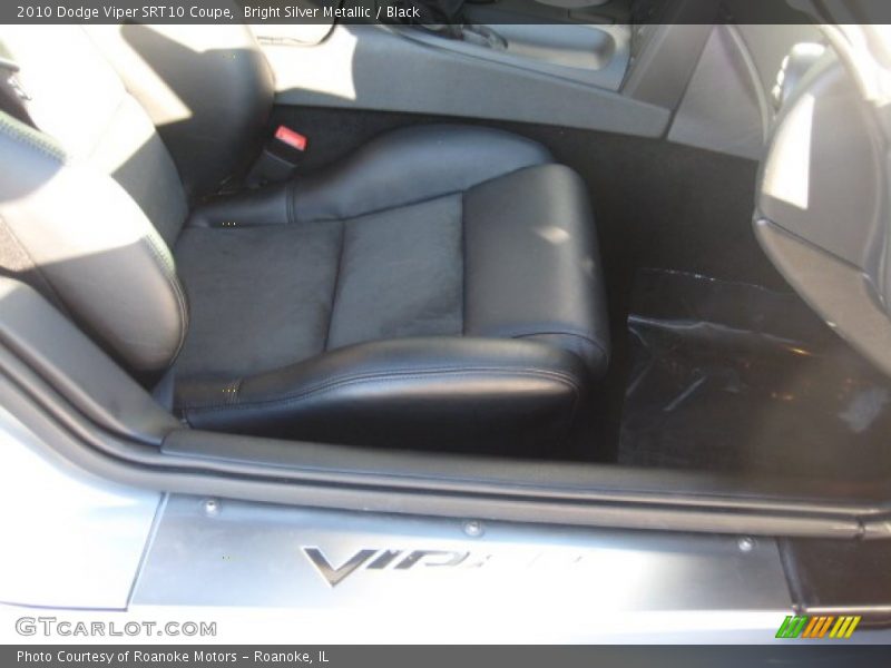 Bright Silver Metallic / Black 2010 Dodge Viper SRT10 Coupe