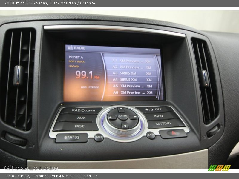 Black Obsidian / Graphite 2008 Infiniti G 35 Sedan