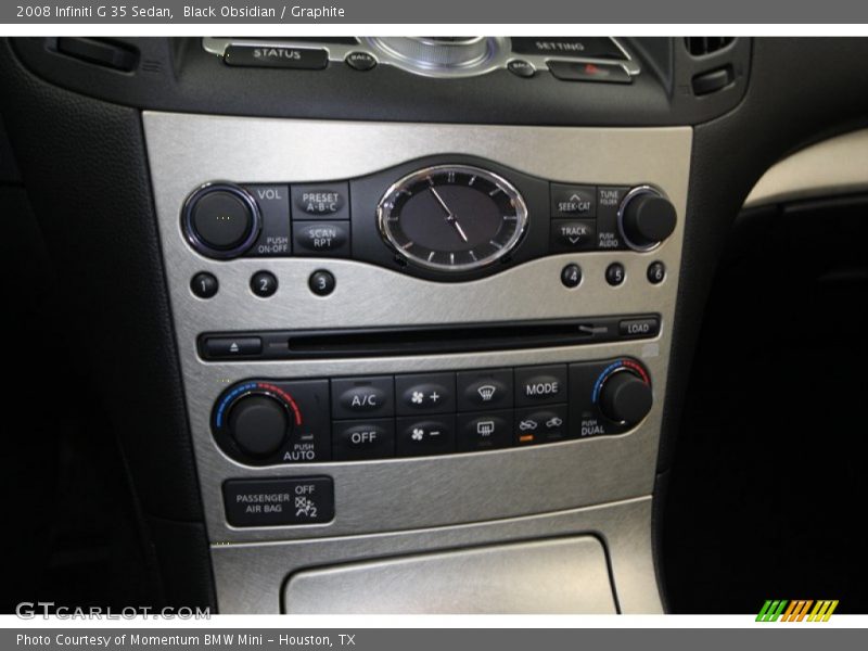 Black Obsidian / Graphite 2008 Infiniti G 35 Sedan