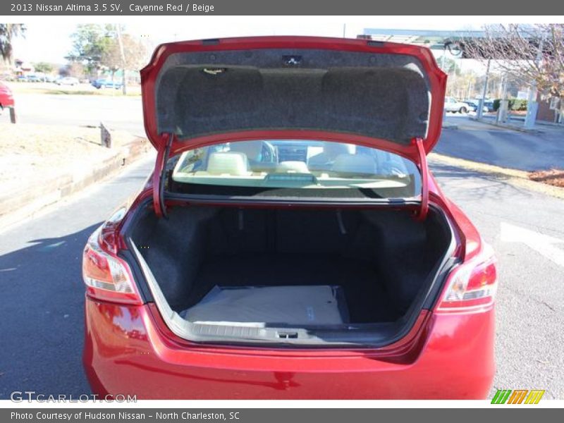 Cayenne Red / Beige 2013 Nissan Altima 3.5 SV