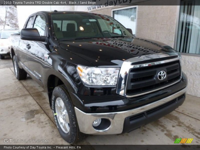 Black / Sand Beige 2013 Toyota Tundra TRD Double Cab 4x4