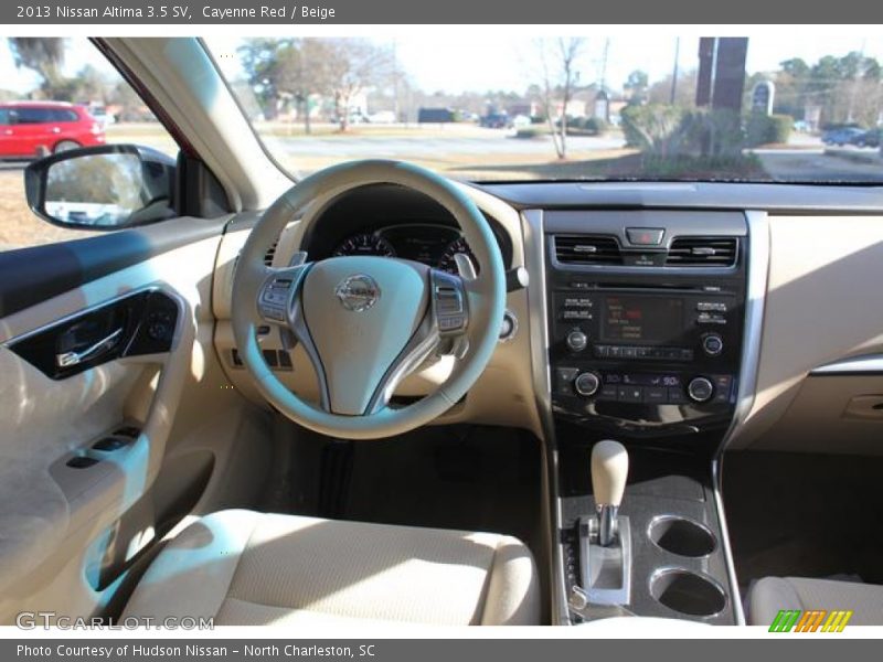 Cayenne Red / Beige 2013 Nissan Altima 3.5 SV