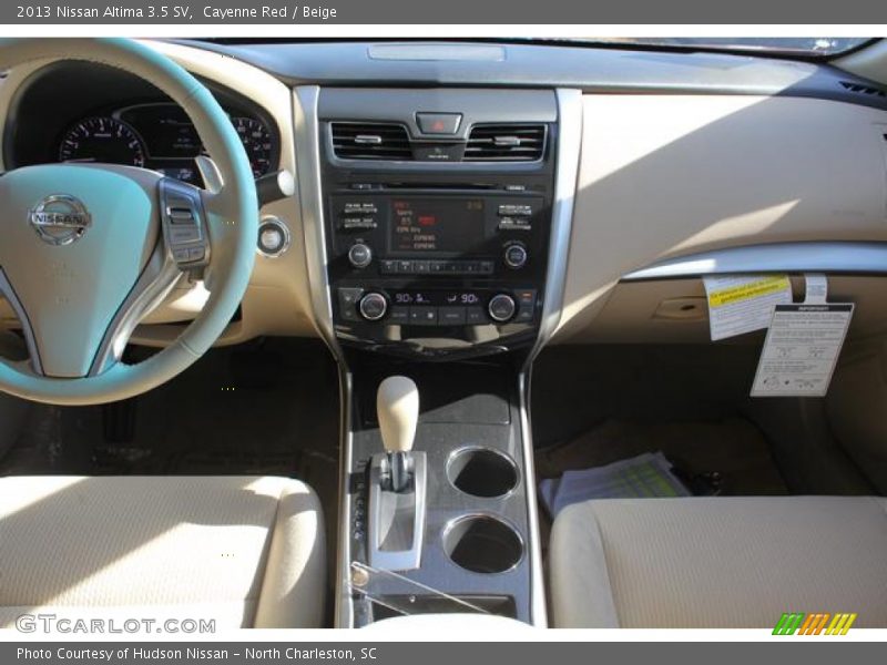 Cayenne Red / Beige 2013 Nissan Altima 3.5 SV