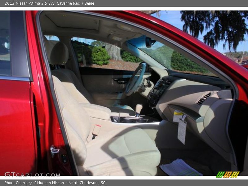 Cayenne Red / Beige 2013 Nissan Altima 3.5 SV
