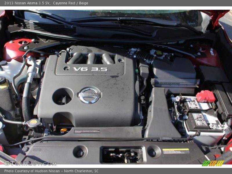 Cayenne Red / Beige 2013 Nissan Altima 3.5 SV