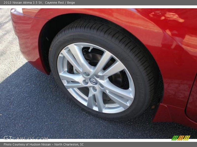 Cayenne Red / Beige 2013 Nissan Altima 3.5 SV