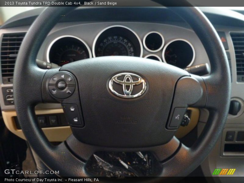 Black / Sand Beige 2013 Toyota Tundra TRD Double Cab 4x4