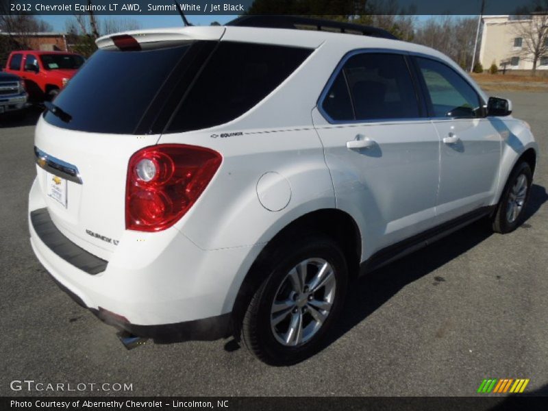 Summit White / Jet Black 2012 Chevrolet Equinox LT AWD