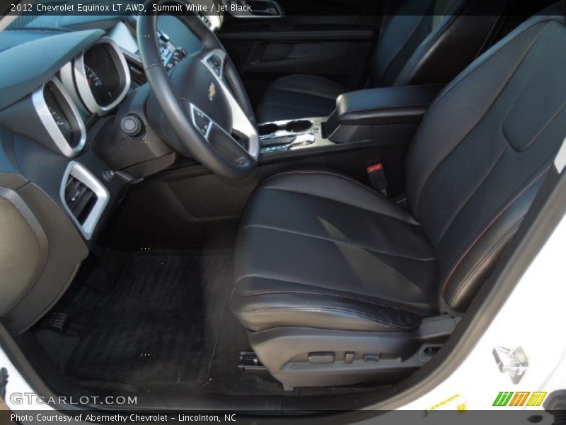 Summit White / Jet Black 2012 Chevrolet Equinox LT AWD