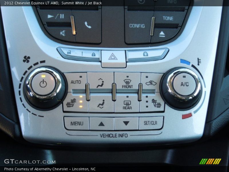 Summit White / Jet Black 2012 Chevrolet Equinox LT AWD