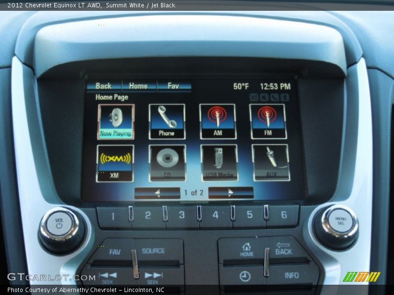 Summit White / Jet Black 2012 Chevrolet Equinox LT AWD