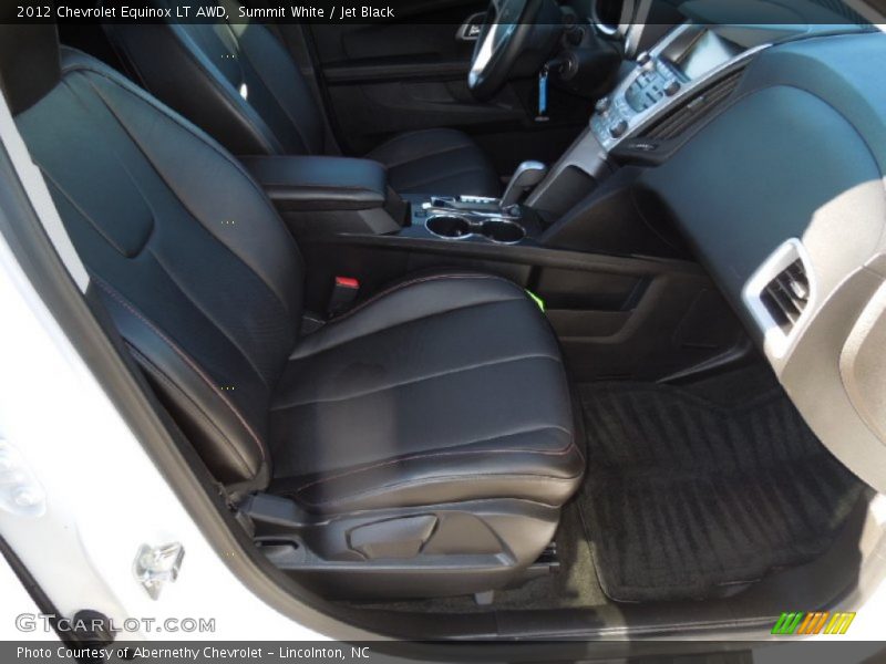 Summit White / Jet Black 2012 Chevrolet Equinox LT AWD