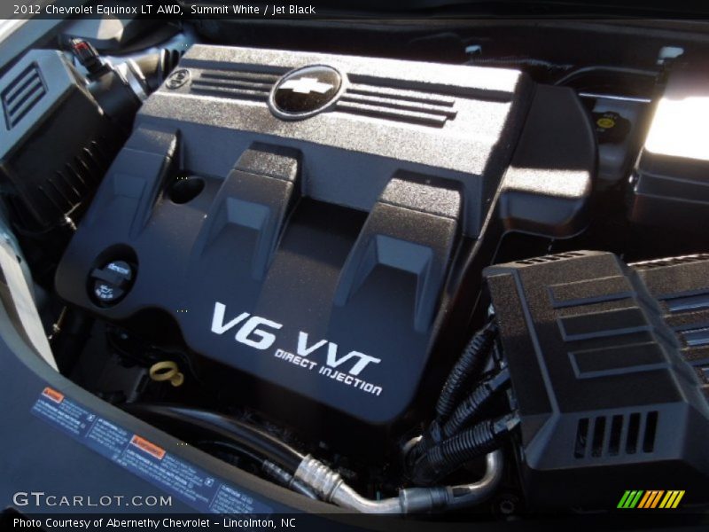 Summit White / Jet Black 2012 Chevrolet Equinox LT AWD