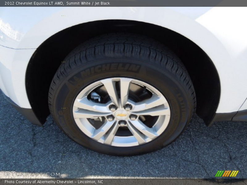 Summit White / Jet Black 2012 Chevrolet Equinox LT AWD