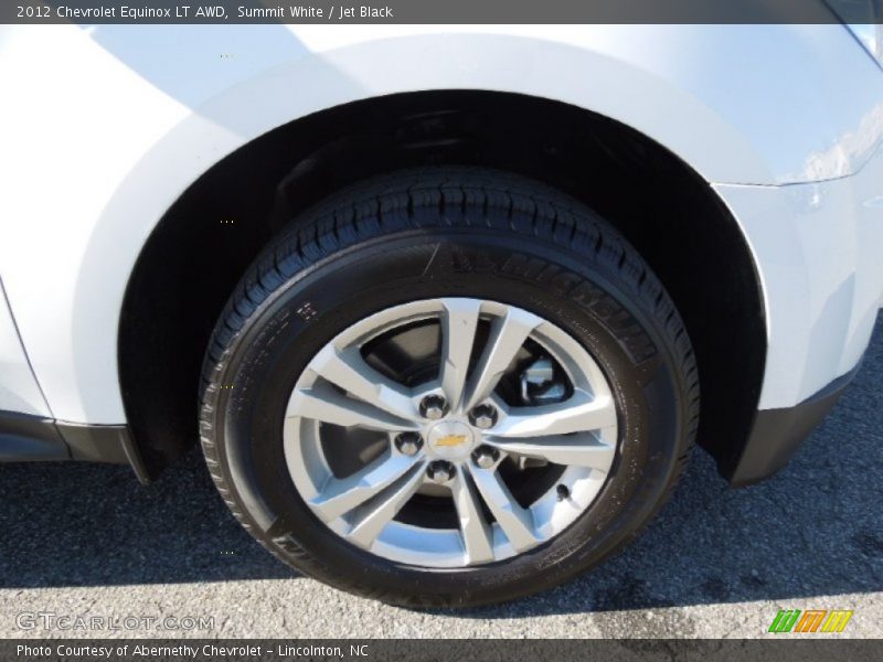 Summit White / Jet Black 2012 Chevrolet Equinox LT AWD