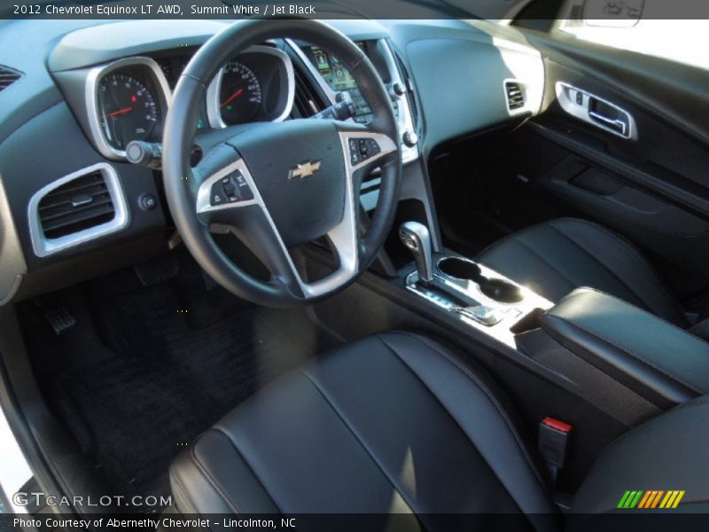 Summit White / Jet Black 2012 Chevrolet Equinox LT AWD