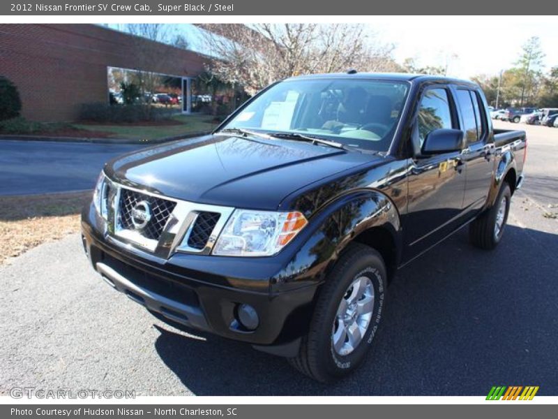 Super Black / Steel 2012 Nissan Frontier SV Crew Cab