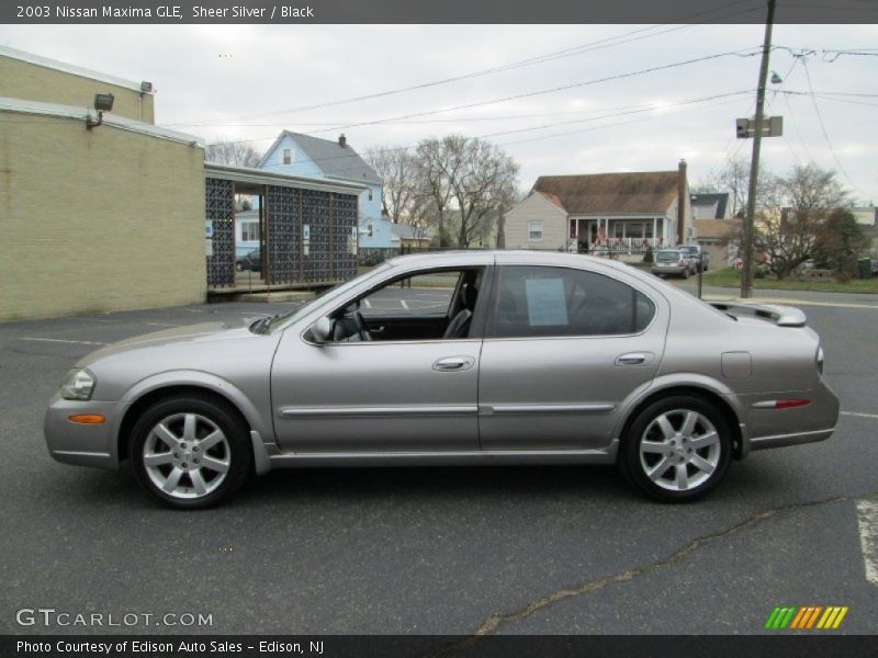 Sheer Silver / Black 2003 Nissan Maxima GLE