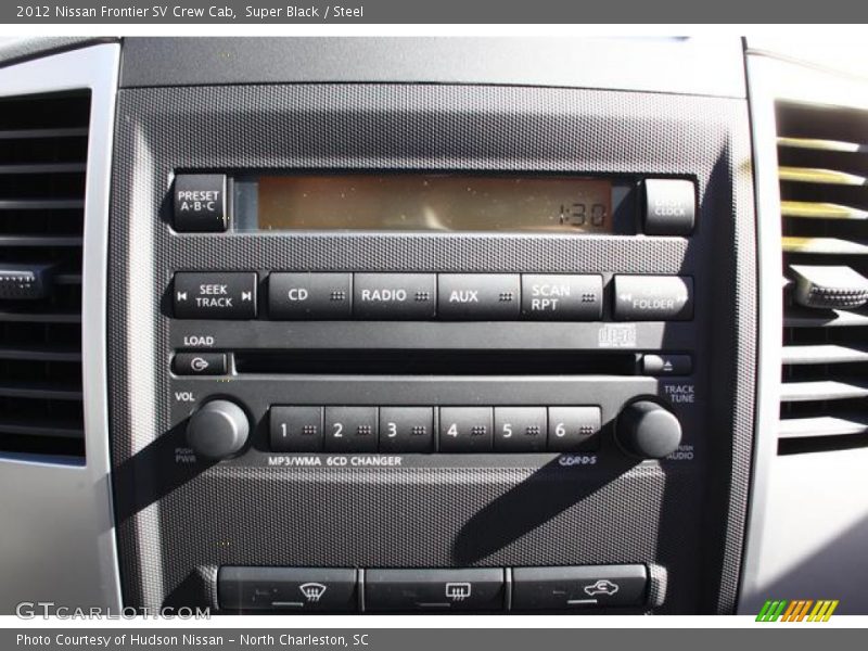 Super Black / Steel 2012 Nissan Frontier SV Crew Cab