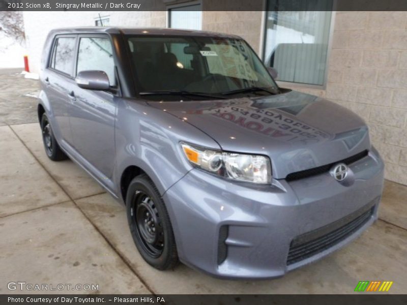 Stingray Metallic / Dark Gray 2012 Scion xB