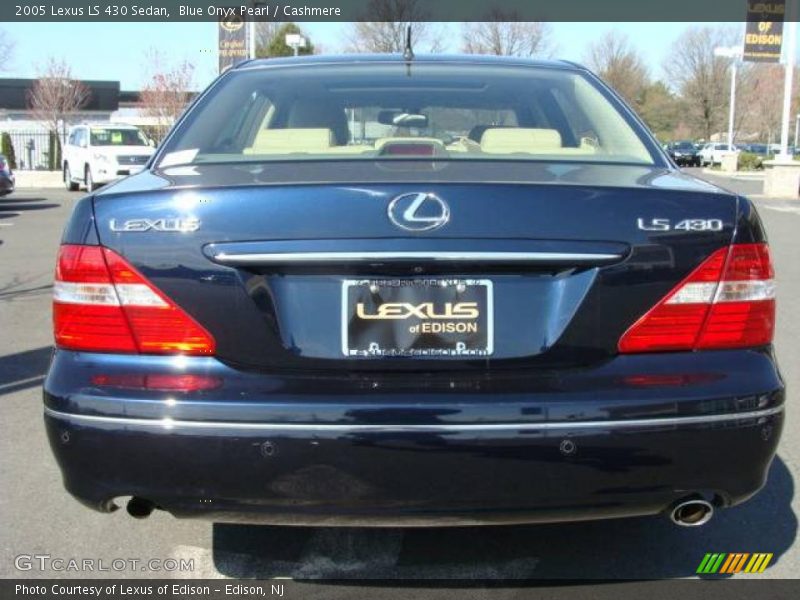 Blue Onyx Pearl / Cashmere 2005 Lexus LS 430 Sedan
